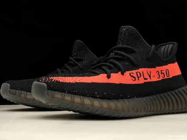hype Adidas V2 Black Yeezy Core BY9612 350 Boost Red 0326